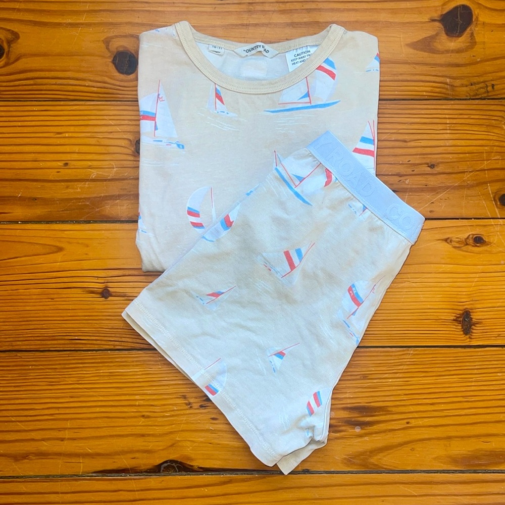 Country Road Boys Organically Grown 100% Cotton Matching Pajama Set